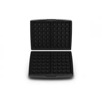 Fritel 142361 Bakplaten Brusselse-Luikse Wafels Aluminium/Zwart - thumbnail