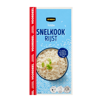 Jumbo Witte Snelkookrijst Voordeelverpakking 1 kg Jumbo Witte Snelkookrijst Voordeelverpakking 1 kg
