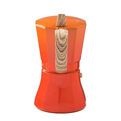 Italiaanse Koffiepot Oroley Petra Oranje Aluminium 6 Kopjes