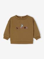Sweatshirt jongensbaby London olijf - thumbnail