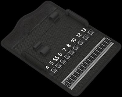 Wera Vouwetui voor Kraftform Micro-sets met hoogstens 12 delen, leeg, 235 x 115 mm - 1 stuk(s) - 05136466001