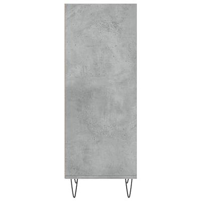 Dressoir 34,5x32,5x90 cm bewerkt hout betongrijs