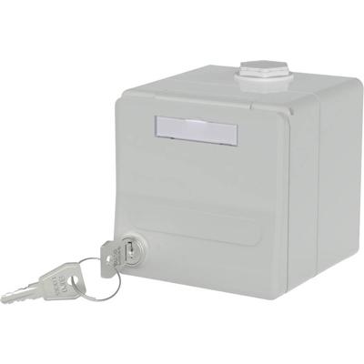 Metz Connect IP44 Modul-Aufputz-Gehäuse mit Klappdeckel und Schloss Behuizing Opbouw (op muur)