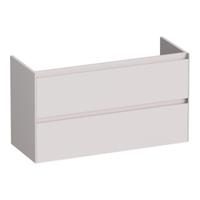Brauer Inspire - Onderkast Ondiep - 100 cm - met 2 Softclose Lades Greeploos en 1 Sifon Uitsparing - Mat Zand - thumbnail