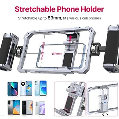 Ulanzi Smartphone Rig met handgrepen - Metaal - thumbnail