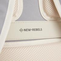 New Rebels Ferron Miami Rugzak 9L Waterafstotende Laptop Rugtas 13 inch Schooltas en Werktas van PU Nylon Comfortabel Lila Beige - thumbnail