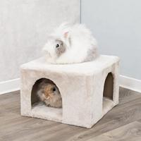 Trixie knaagdierhuis iglo pluche beige - thumbnail