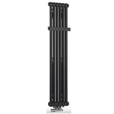 Designradiator Sapho Fede 150x30,6 cm Mat Zwart Sapho