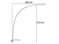 Trio Design booglampShanghai zwart - 427511802 - thumbnail