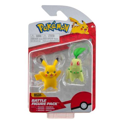 Pokemon Battle Figure Pack - Pikachu & Chikorita