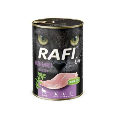 RAFI Cat Adult with rabbit - nat kattenvoer - 400g
