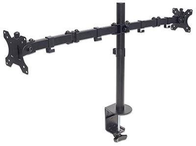 Manhattan 461528 Monitor-tafelbeugel Aantal monteerbare displays: 2 Display(s) 33,0 cm (13) - 81,3 cm (32) Zwart In hoogte verstelbaar, Kantelbaar, Zwenkbaar Manhattan 461528 Monitor-tafelbeugel Aantal monteerbare displays: 2 Display(s) 33,0 cm (13) - 81,3 cm (32) Zwart In hoogte verstelbaar, Kantelbaar, Zwenkbaar