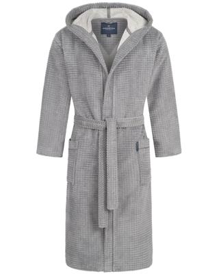 Morgenstern Morgenstern PHIL Heren Badjas dunkelgrau XL