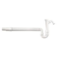 Buissifon Spoeltafel Schutte Met Aansluiting Wasmachine Wit Schütte - thumbnail