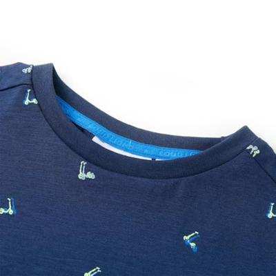 Kindershirt 140 donkerblauw Kindershirt 140 donkerblauw