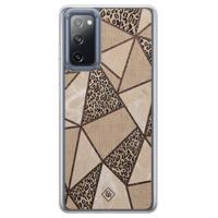 Samsung Galaxy S20 FE hybride hoesje - Leopard abstract - thumbnail