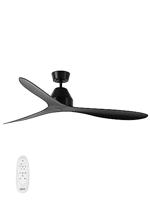 Beacon Plafondventilator zwart zonder lampWhitehaven Ø 143cm IP55 - 213041 - thumbnail