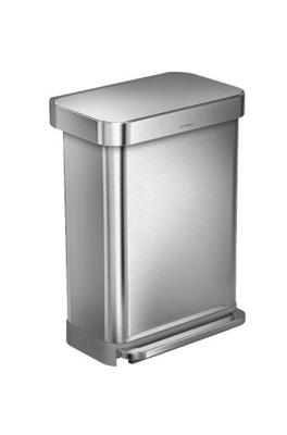 Simplehuman Afvalemmer Liner Pocket 55 liter (zilver) Simplehuman Afvalemmer Liner Pocket 55 liter (zilver)