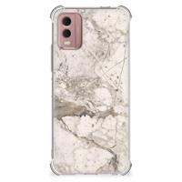 Nokia C32 Anti-Shock Hoesje Marmer Beige - thumbnail