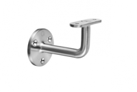 Leuninghouder vlak RVS - hout/gipsplaat - thumbnail