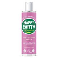 Happy Earth Pure deodorant spray lavender ylang refill 300 Milliliter - thumbnail