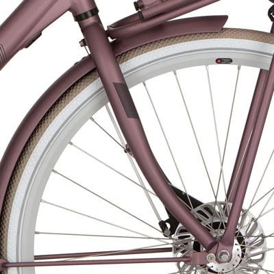 Cortina voorvork e-u4 fam mm spicy silver matt