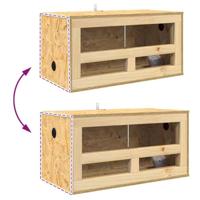 VidaXL Terrarium bruin 60 x 30 x 80 cm osb - thumbnail