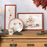 Villeroy & Boch Winter Bakery Delight Cakeschaal 39 x 26,5 cm - thumbnail