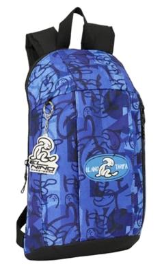 Casual Rugtas El Niño Roller Blauw Zwart 22 x 39 x 10 cm