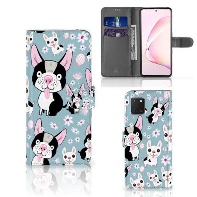 Samsung Note 10 Lite | Telefoonhoesje | Met pasjeshouder | Hondjes