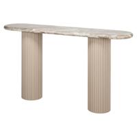 Richmond Ovale Sidetable 'Coronel' Marmer, 160cm - thumbnail