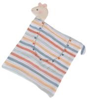 Tikiri knuffeldoekje lama 37 cm katoen/rubber - thumbnail