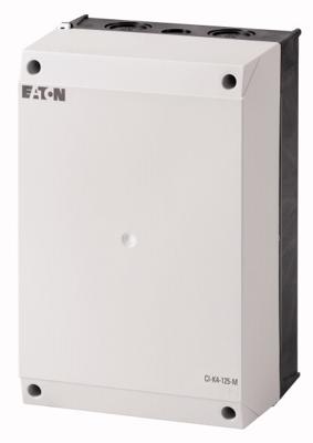 Eaton CI-K4-125-M 206897 Lege behuizing Voor montageplaat (l x b x h) 125 x 160 x 240 mm Grijs-wit (RAL 7035), Zwart (RAL 9005) 1 stuk(s)