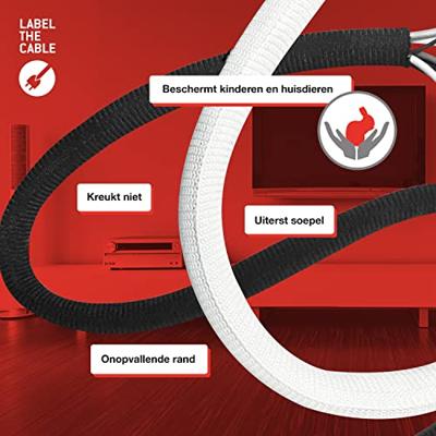 Kabelslang Label the Cable LTC 5120 Wit