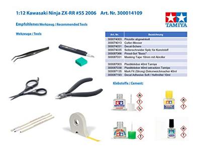 Tamiya 300014109 Kawasaki Ninja ZX-RR #55 2006 Motorfiets (bouwpakket) 1:12