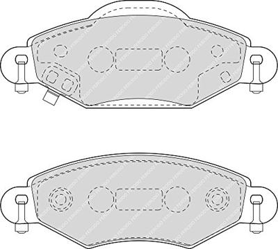 Remblokken set FDB1513