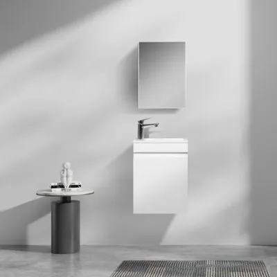 Fonteinkast Tieme hoogglans wit