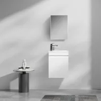 Fonteinkast Tieme hoogglans wit - thumbnail