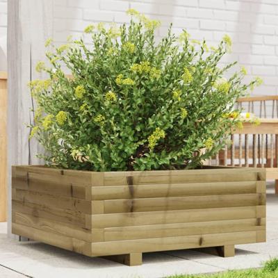 Plantenbak 60x60x26,5 cm gempregneerd grenenhout Plantenbak 60x60x26,5 cm gempregneerd grenenhout