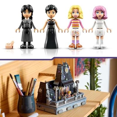LEGO Woensdag 76781 Woensdag en Enid's slaapkamer - Nevermore Cadeau en 4 minipoppetjes - thumbnail