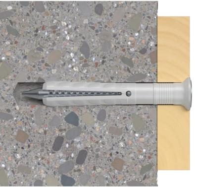 Fischer 084334 N 6 x 60/30 S K NV Spijkerplug 60 mm 6 mm 1 set(s)