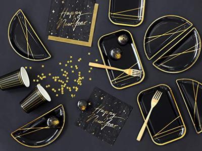 Metallic Gouden Servetten 20 stuks - thumbnail