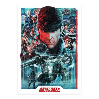 Metal Gear Solid Art Print Montage Limited Edition 42 x 30 cm Metal Gear Solid Art Print Montage Limited Edition 42 x 30 cm