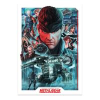 Metal Gear Solid Art Print Montage Limited Edition 42 x 30 cm - thumbnail