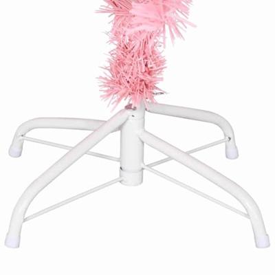 VidaXL Kerstboom met 150 led met standaard roze 150 cm pvc VidaXL Kerstboom met 150 led met standaard roze 150 cm pvc
