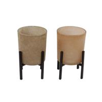 Sfeerlicht glas cilinder Ø7x12cm - thumbnail