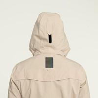 AGU Trench Coat Long Regenjas Urban Outdoor Dames - Cement - XXL - Waterdicht - thumbnail