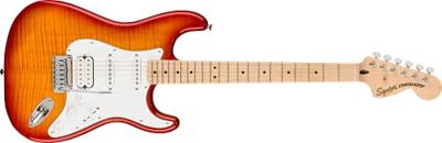 Squier Affinity Series Stratocaster FMT HSS MN Sienna Sunburst elektrische gitaar - thumbnail