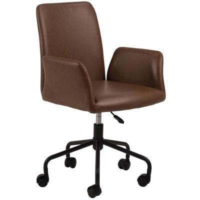 Bendt Bureaustoel 'Neya' PU, kleur Bruin Bendt Bureaustoel 'Neya' PU, kleur Bruin