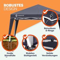 Vouwbare Party-tent Capri 3x3m Antraciet - thumbnail